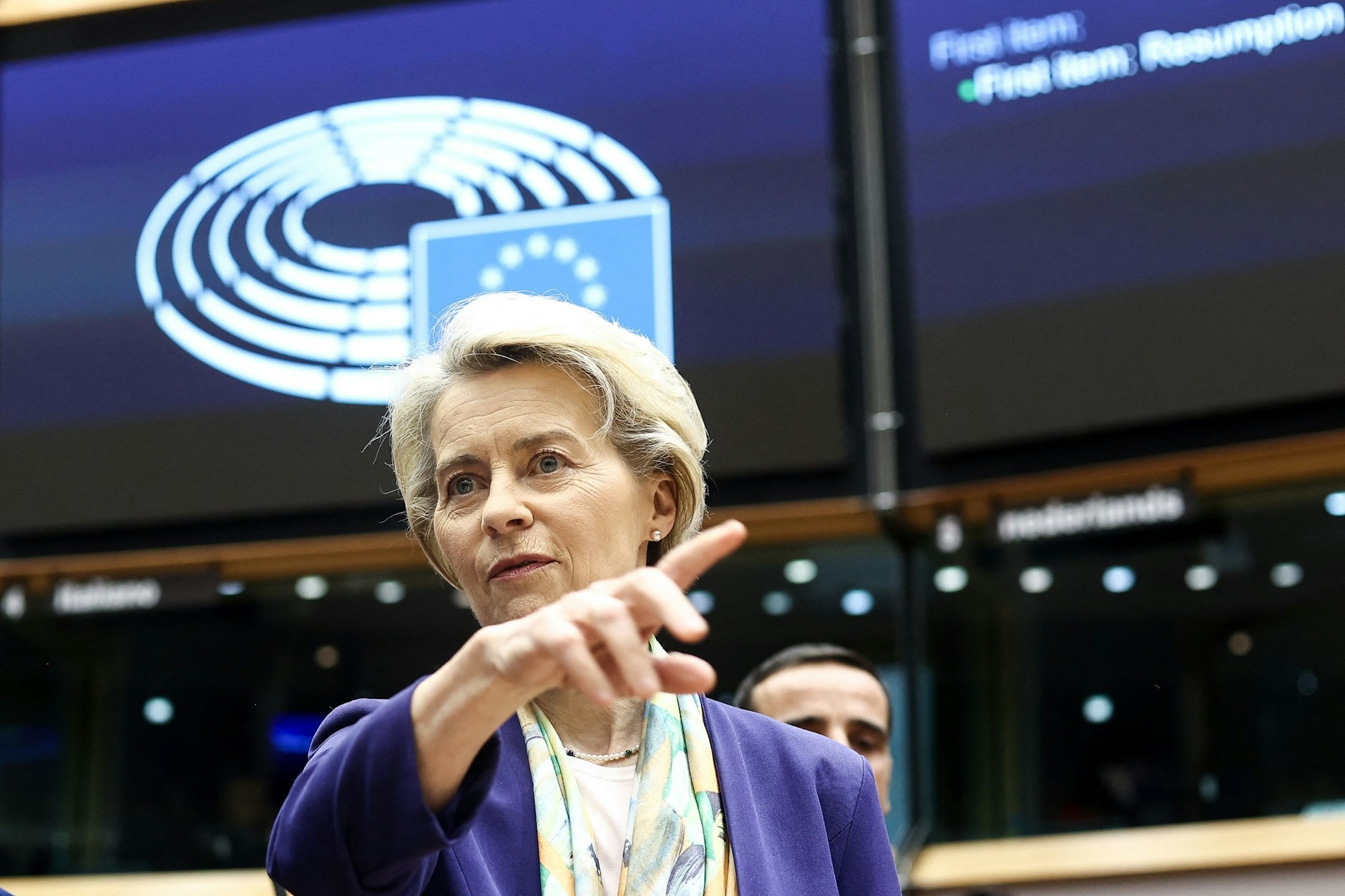Ursula von der Leyen, Präsidentin der Europäischen Kommission. 