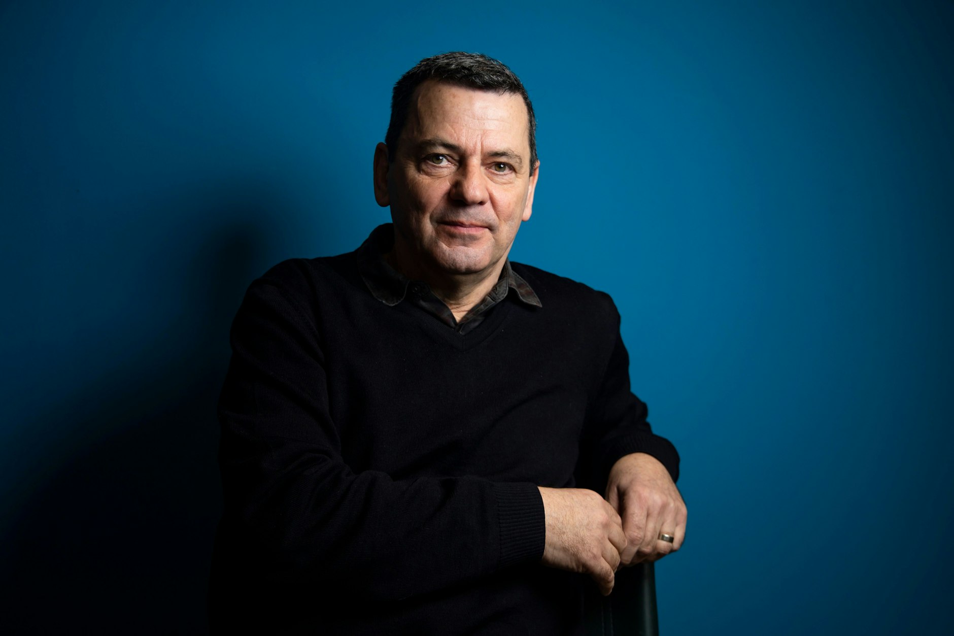 Der Filmemacher Christian Petzold, fotografiert in Berlin im März.