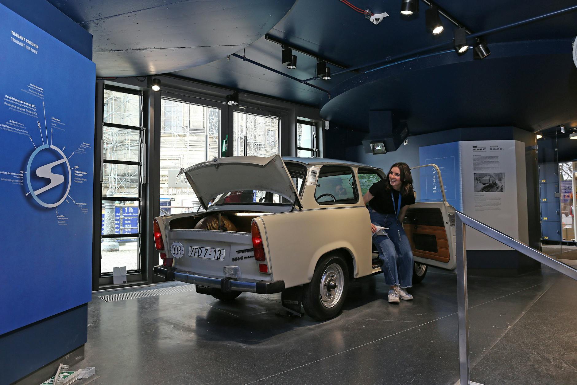 Der Trabant, das Auto der DDR-Mittelklasse.