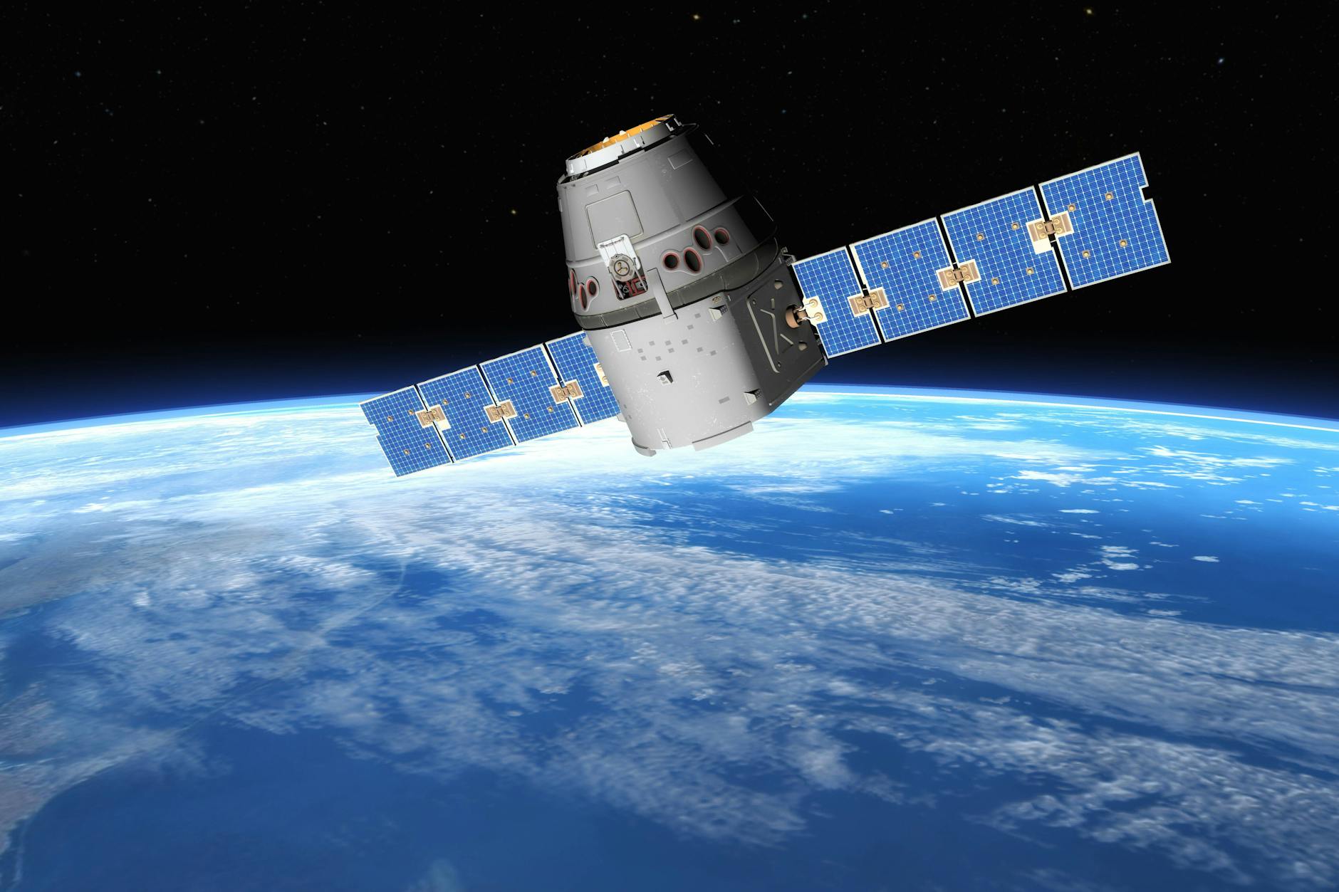 3D-Illustration von einer Science-Ficition-Szene