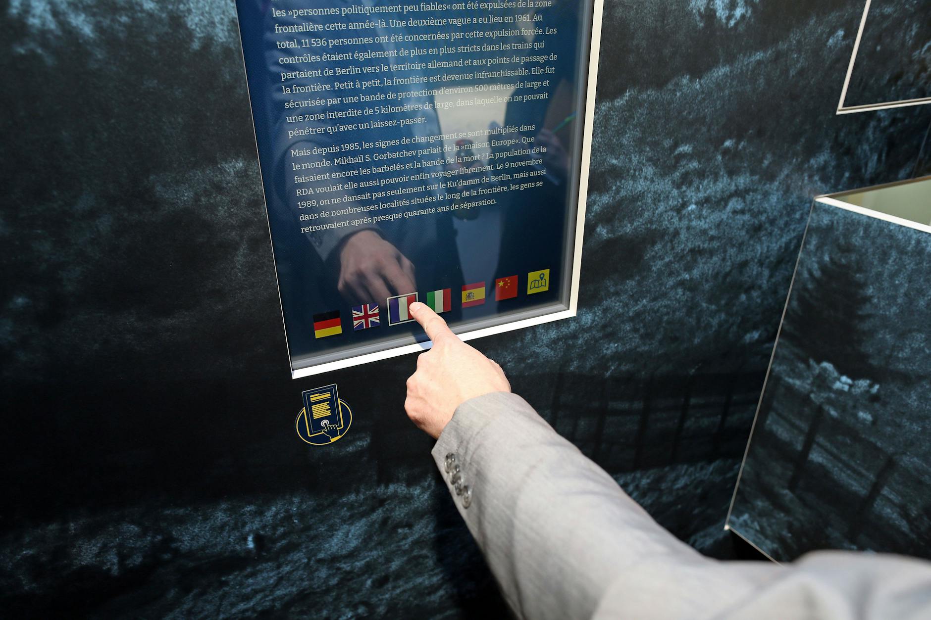 Die Informationen sind in mehreren Sprachen erhältlich, auch Chinesisch.