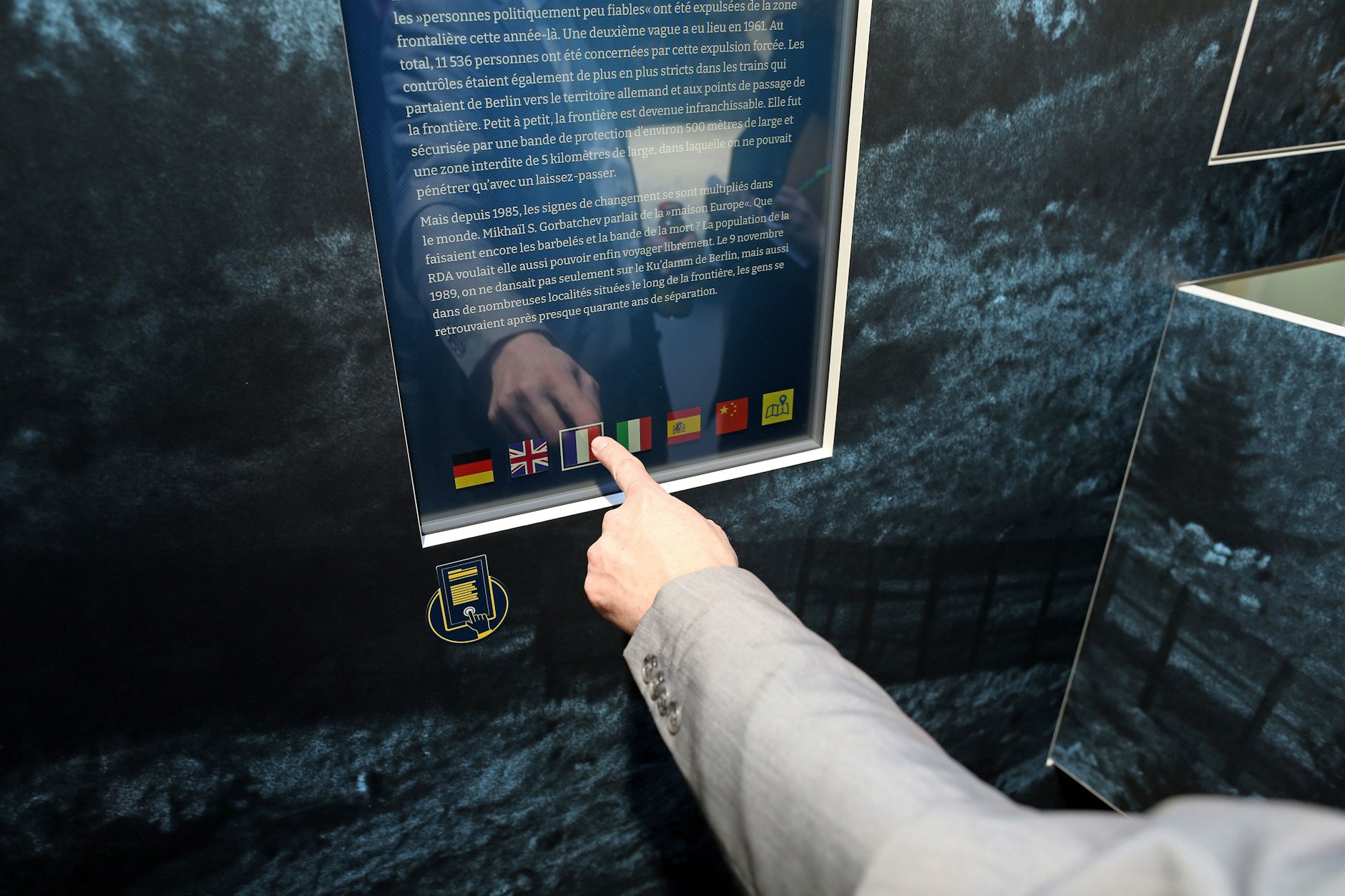 Die Informationen sind in mehreren Sprachen erhältlich, auch Chinesisch.