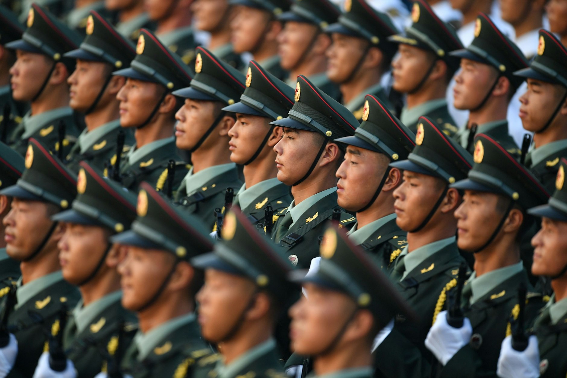 Mitglieder des chinesischen Militärs