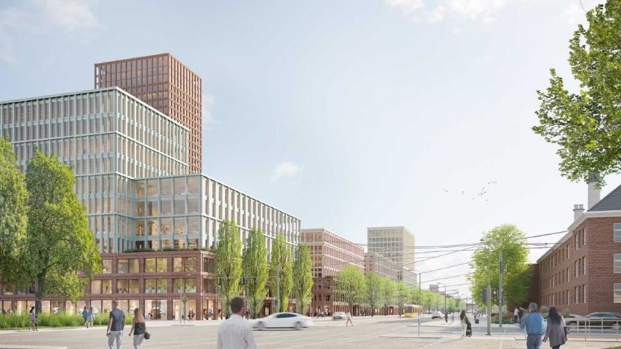 So könnte die Bebauung an der Köpenicker Chaussee aussehen.