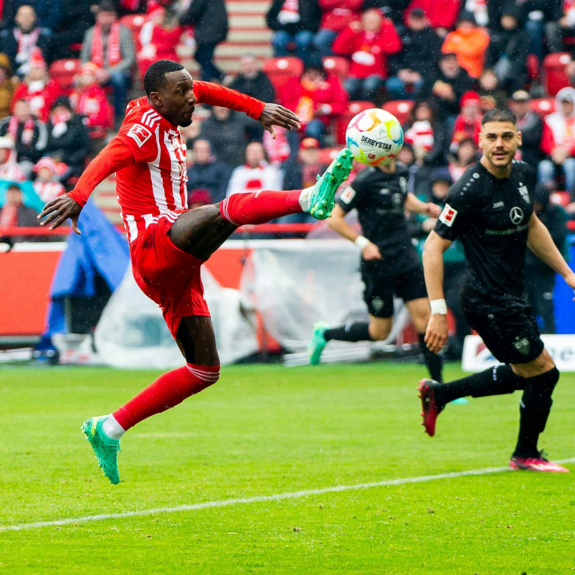 Nach seinem achten Saisontor für den 1. FC Union: Becker froh, alle froh!