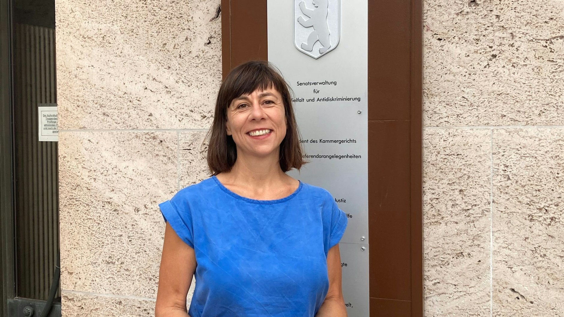 Doris Liebscher, Leiterin der Ombudsstelle zur Durchsetzung des Antidiskriminierungsgesetzes