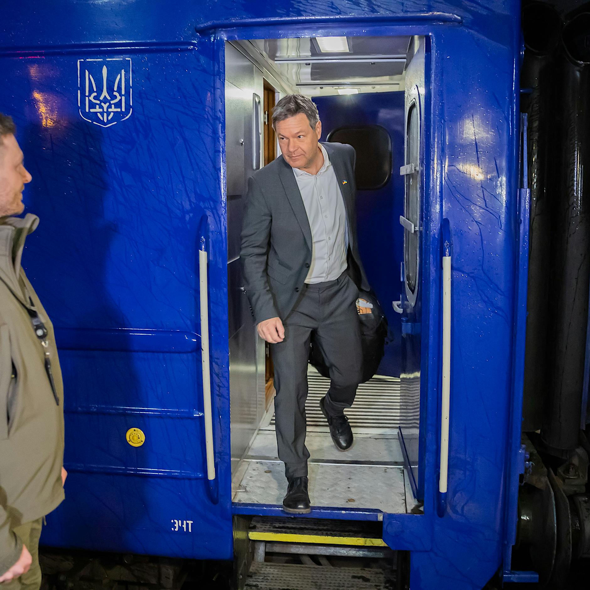 Vizekanzler Habeck in Ukraine eingetroffen