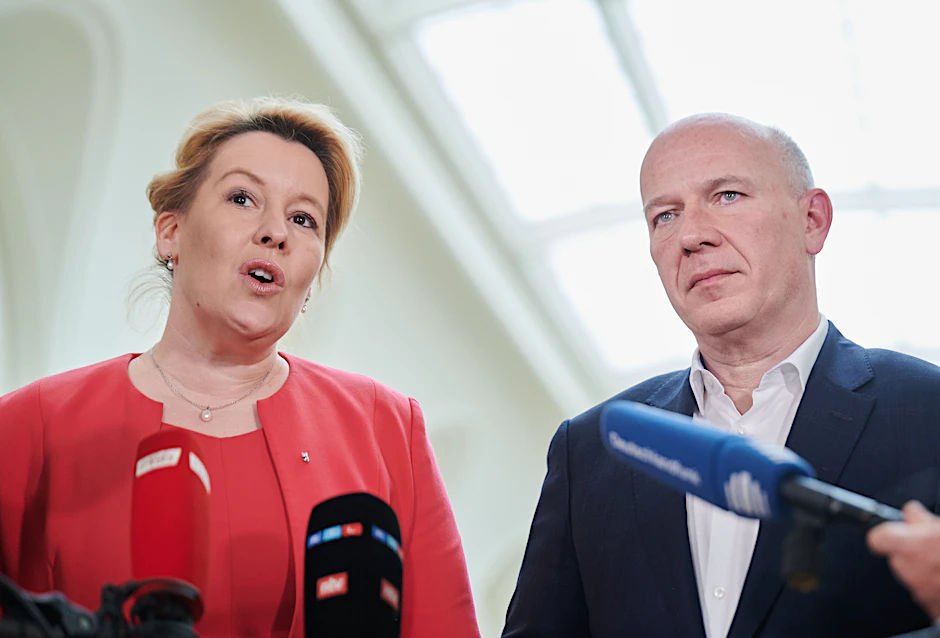 Franziska Giffey und Kai Wegner
