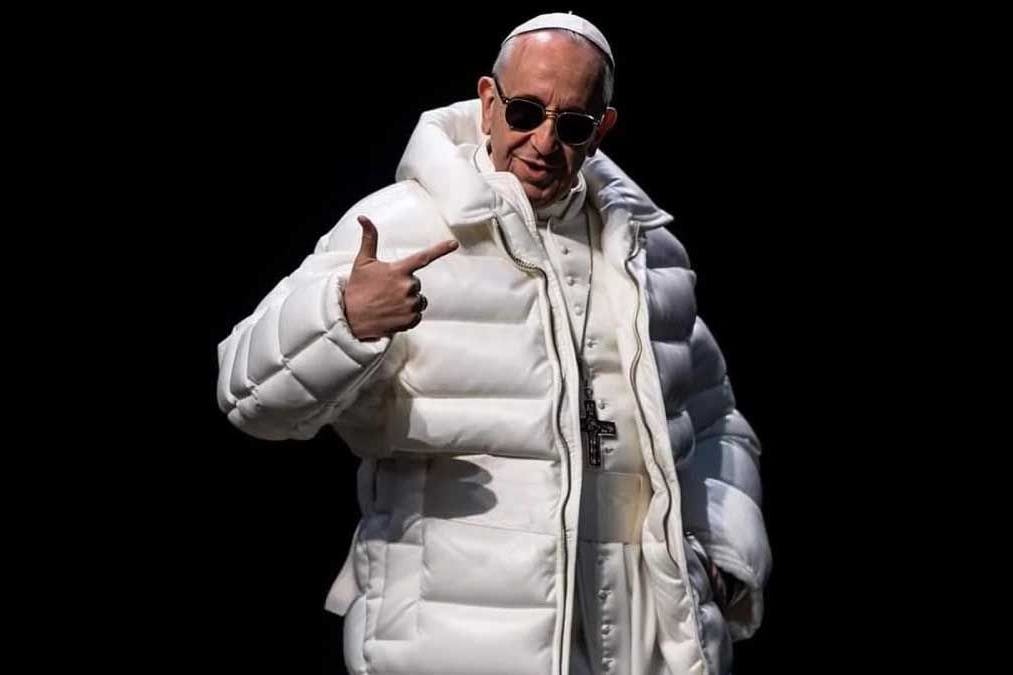 Zu gut, um falsch zu sein: Papst Franziskus in cool - dank K.I.