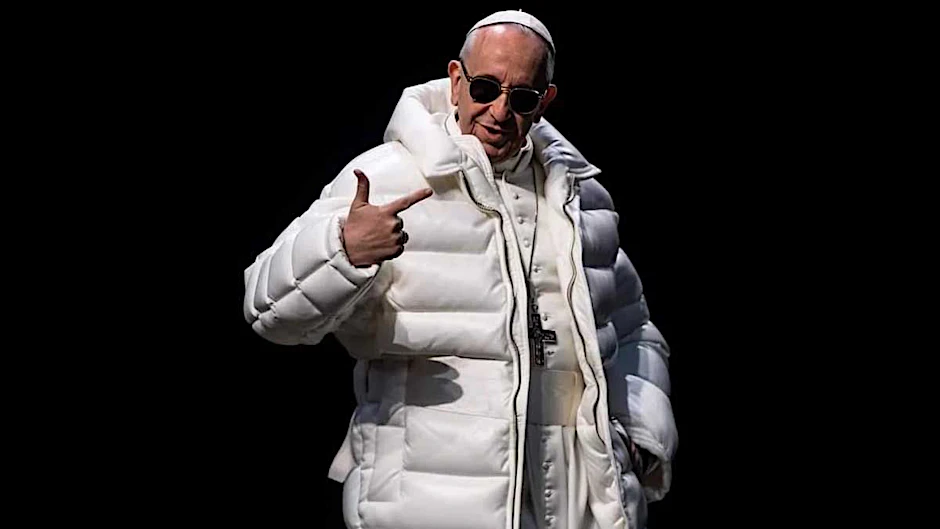 
              Zu gut, um falsch zu sein: Papst Franziskus in cool - dank K.I.