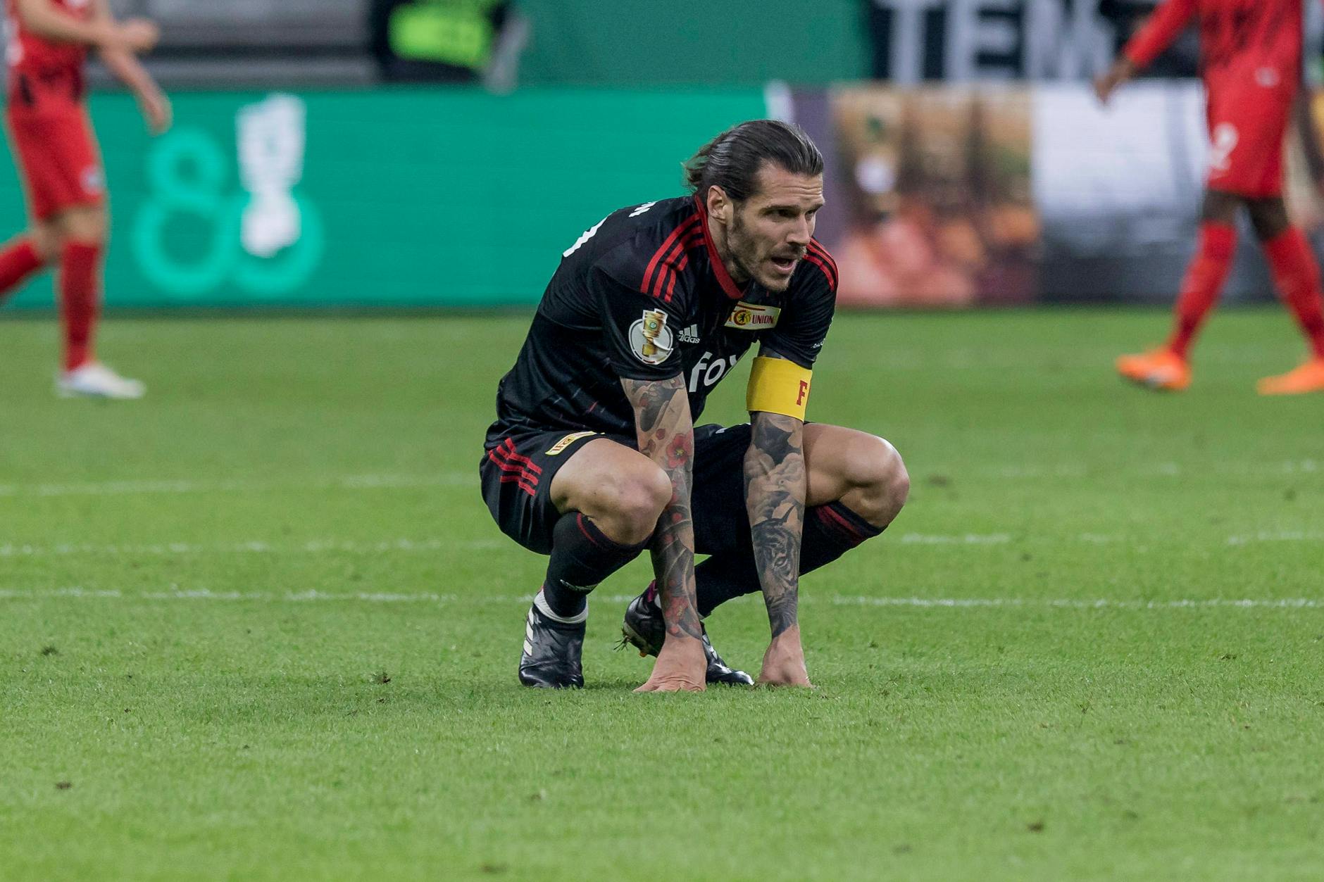 Kapitän Christopher Trimmel kritisierte nach dem 0:2 und dem Pokal-Aus bei Eintracht Frankfurt vor allem die erste Halbzeit des 1. FC Union.
