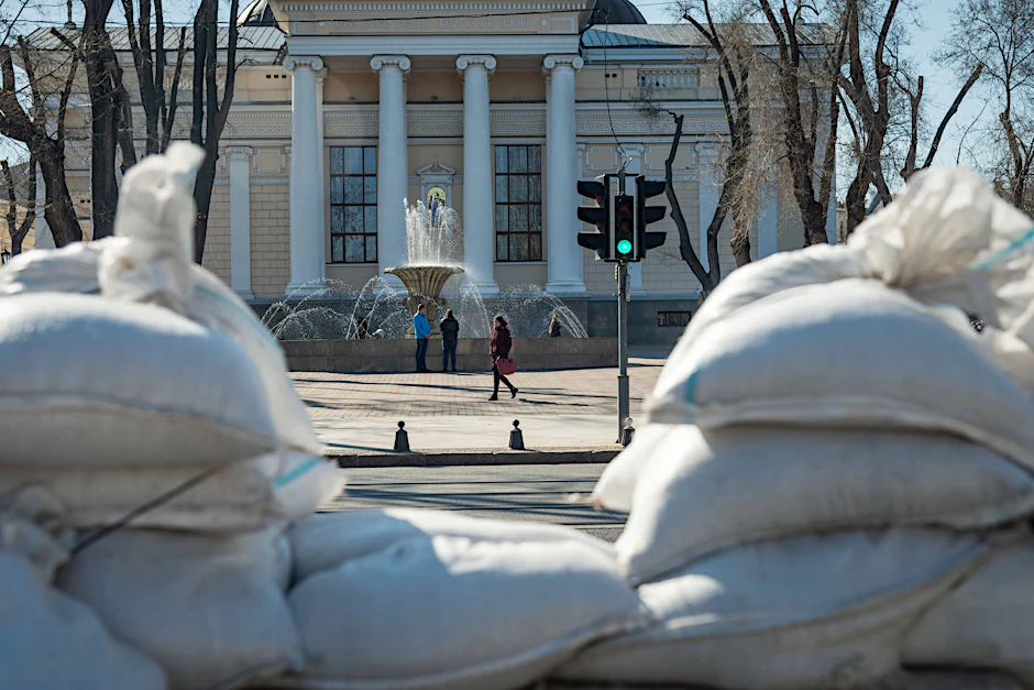 Die Hafenstadt Odessa in der Ukraine. 