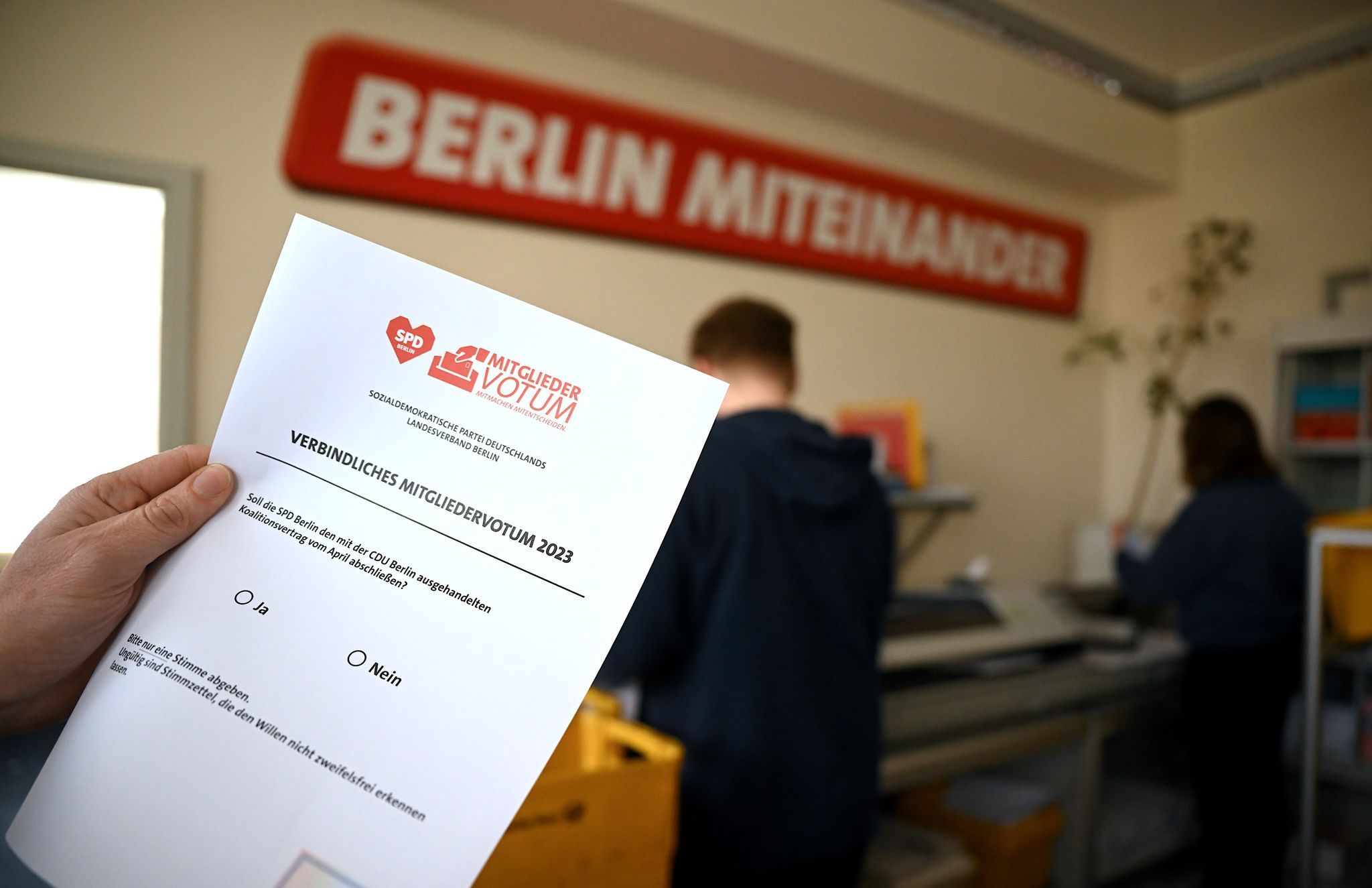 Berliner SPD Startet Mitgliedervotum Zum Koalitionsvertrag