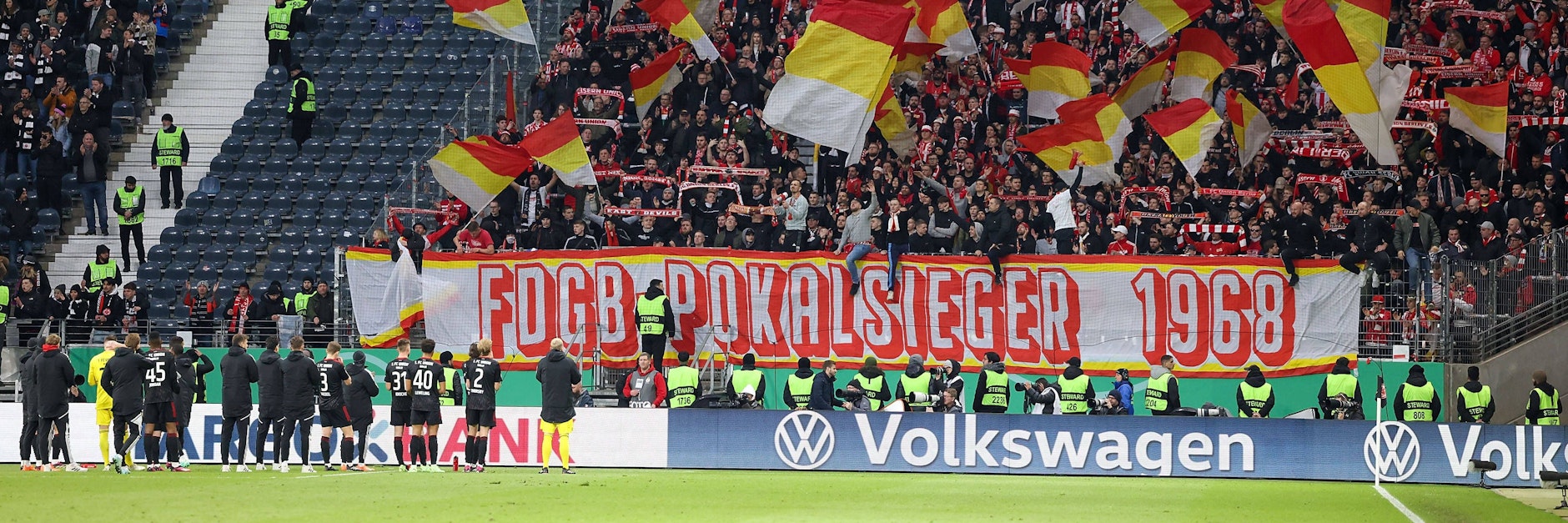 Der starken Choreo auf den Rängen folgte eine schwache Darbietung auf dem Feld beim 1. FC Union.