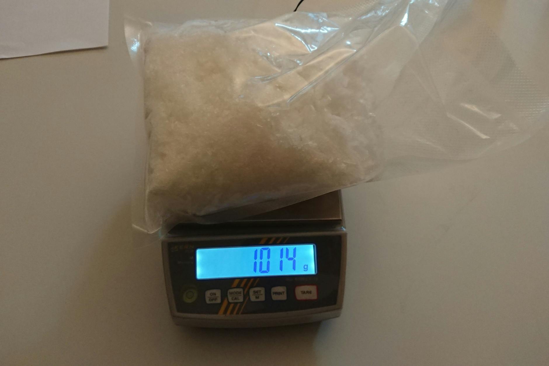 Sichergestelltes Crystal Meth