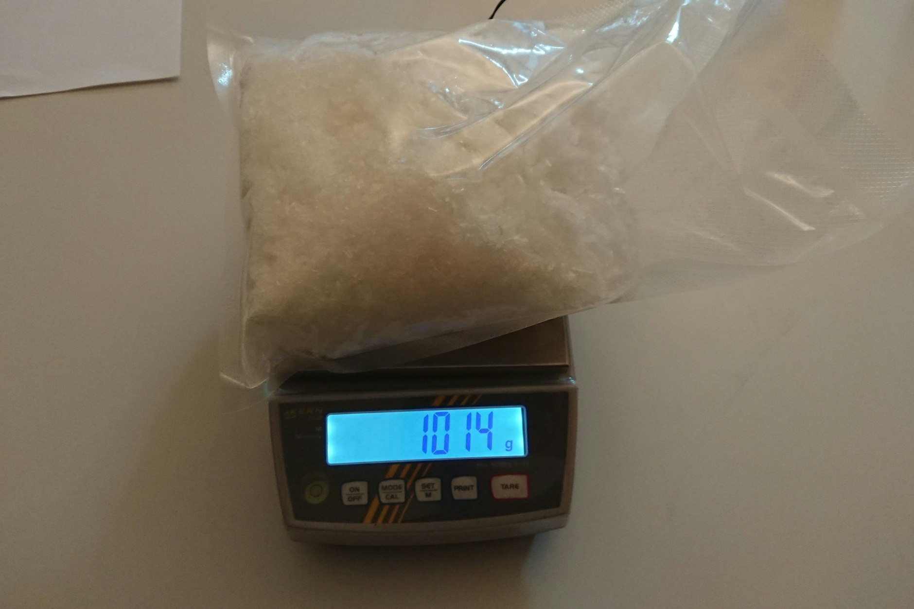 Sichergestelltes Crystal Meth
