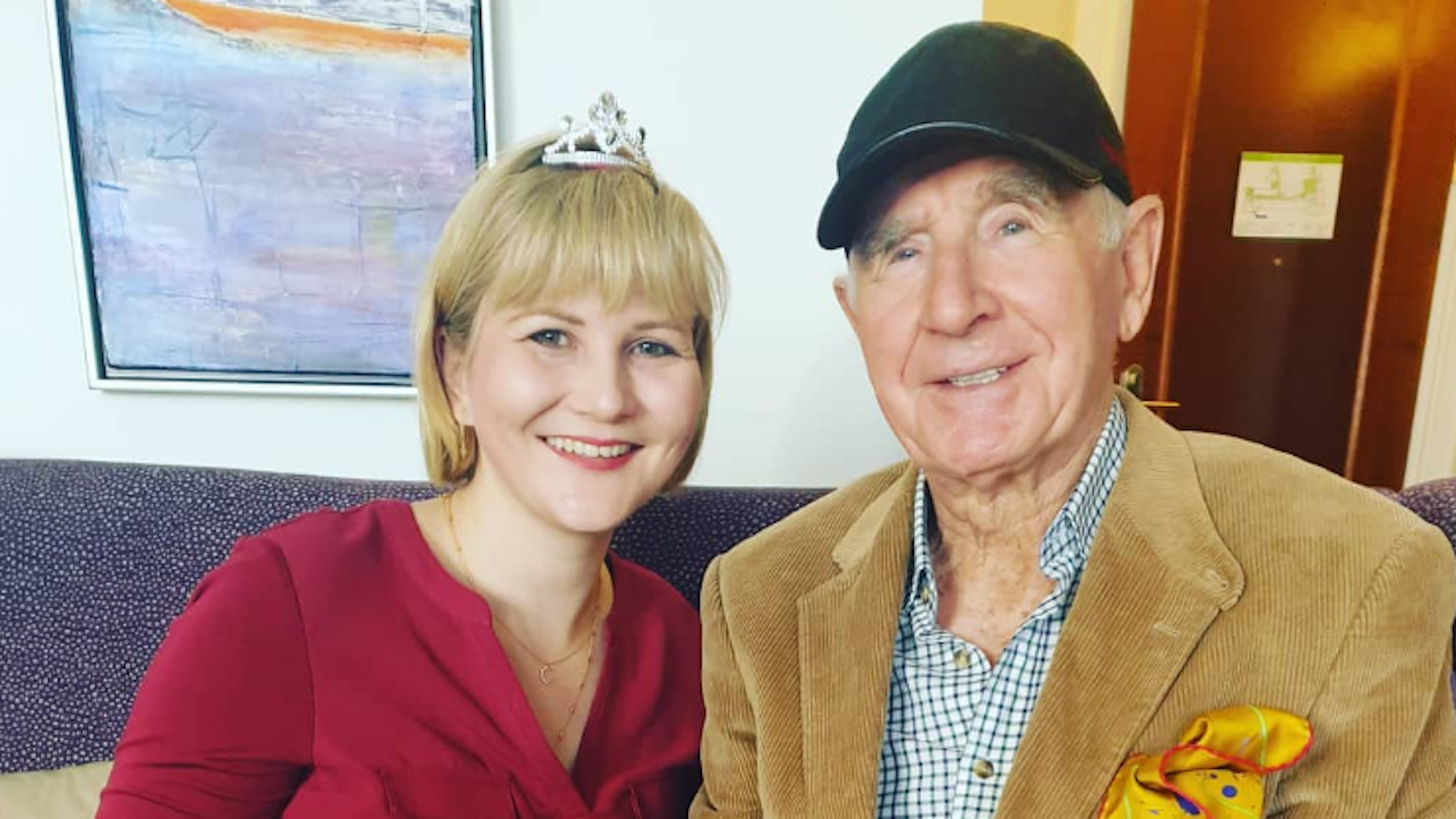 Frédéric Prinz von Anhalt krönte mich spaßeshalber zur Prinzessin.