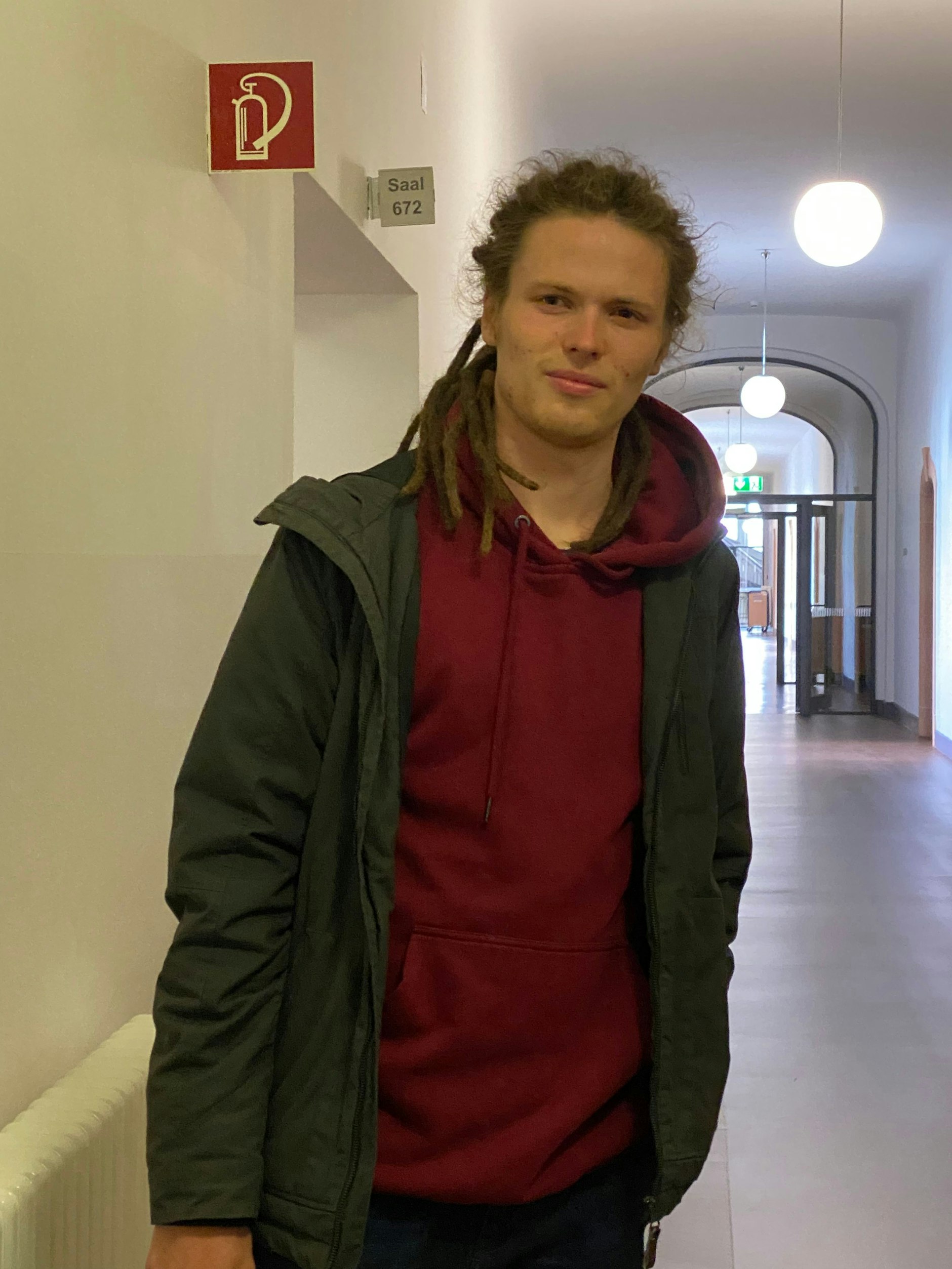 Bruno E., Aktivist der Letzten Generation, musste sich vor dem Amtsgericht Tiergarten verantworten.