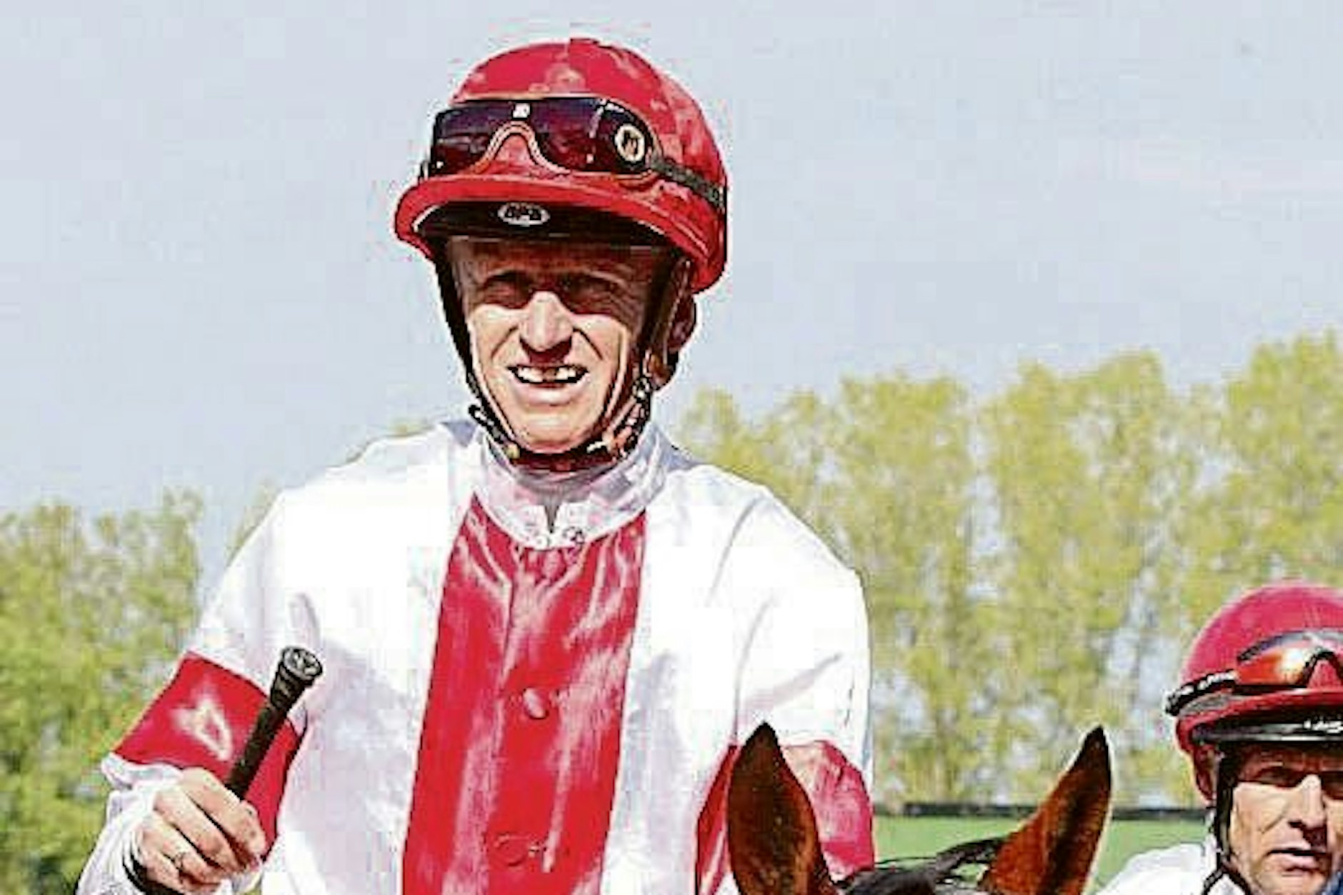 Der Jockey Filip Minarik in seiner aktiven Zeit