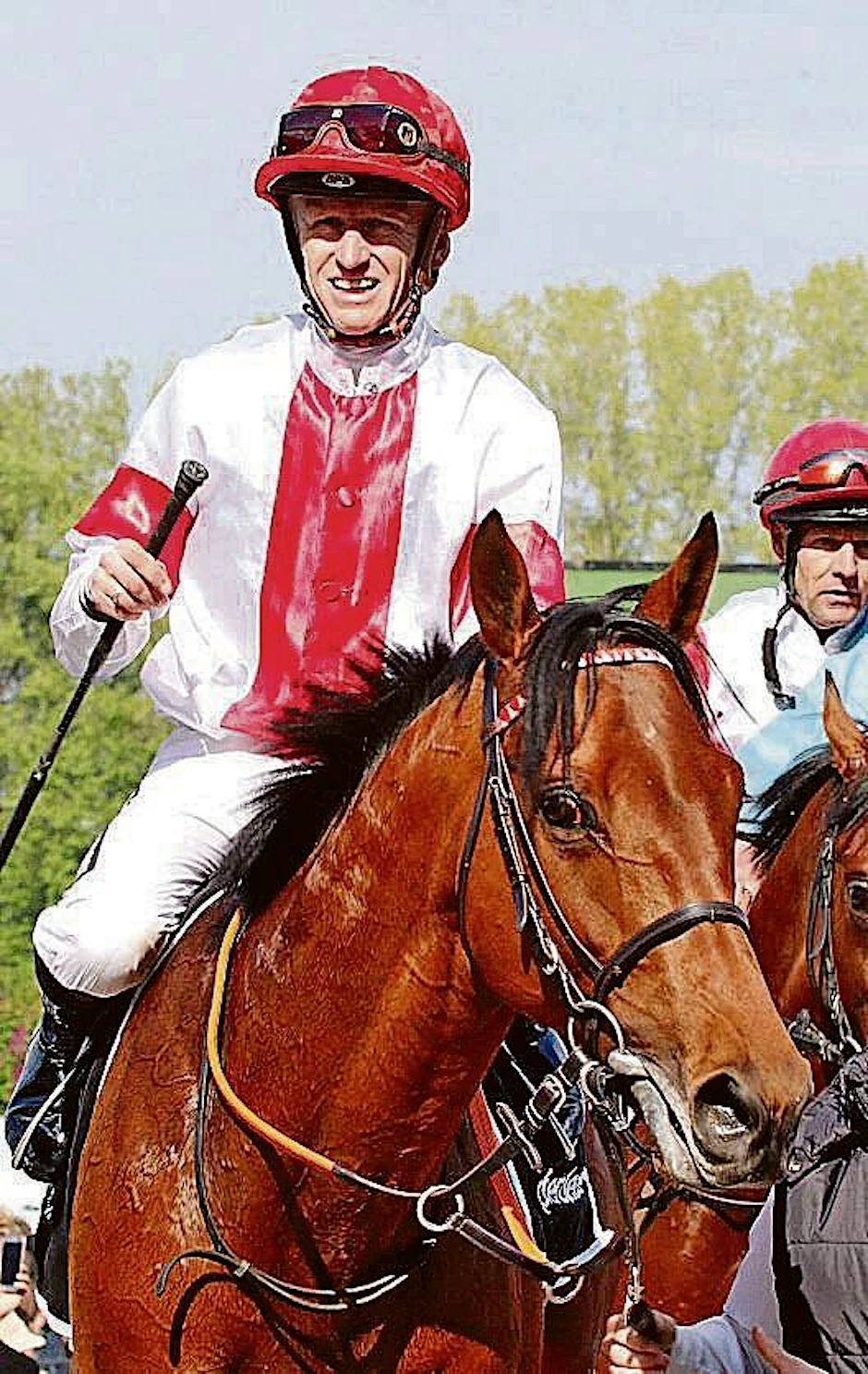 Der Jockey Filip Minarik in seiner aktiven Zeit