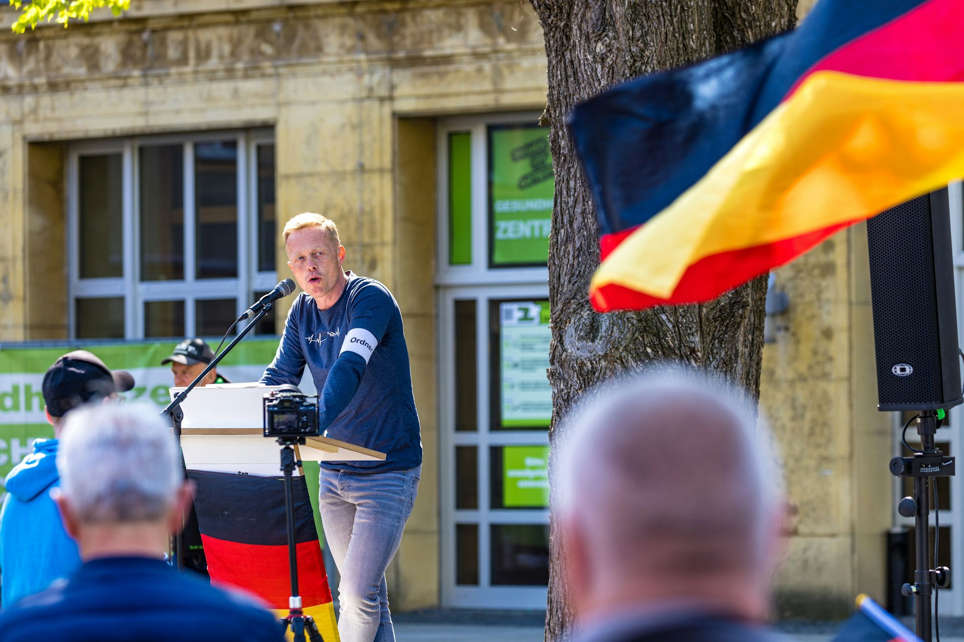 Lars Schieske, Mitglied der Brandenburger AfD-Landtagsfraktion in Cottbus: In einer Kampfabstimmung zur Wahl für das Amt des Cottbuser Oberbürgermeisters war Schieske knapp unterlegen.