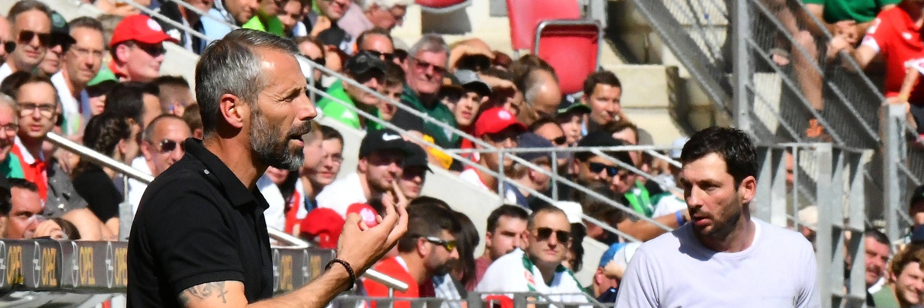 Leipzigs Trainer Marco Rose und Herthas Coach Sandro Schwarz verbindet einiges. Am Sonnabend trennt sie das Ziel, dass jeder gewinnen muss.