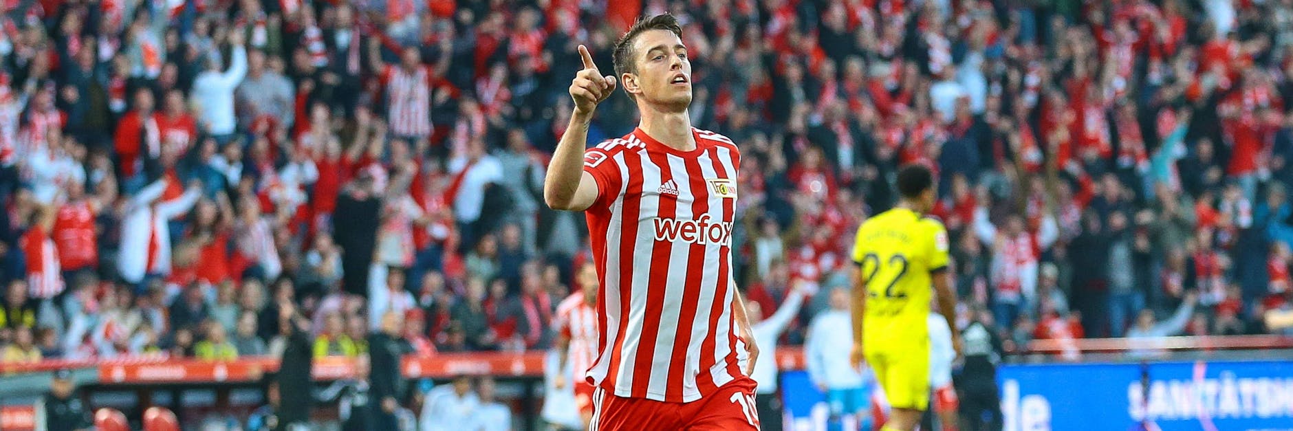 Janik Haberer traf im Hinspiel des 1. FC Union gegen Borussia Dortmund doppelt!