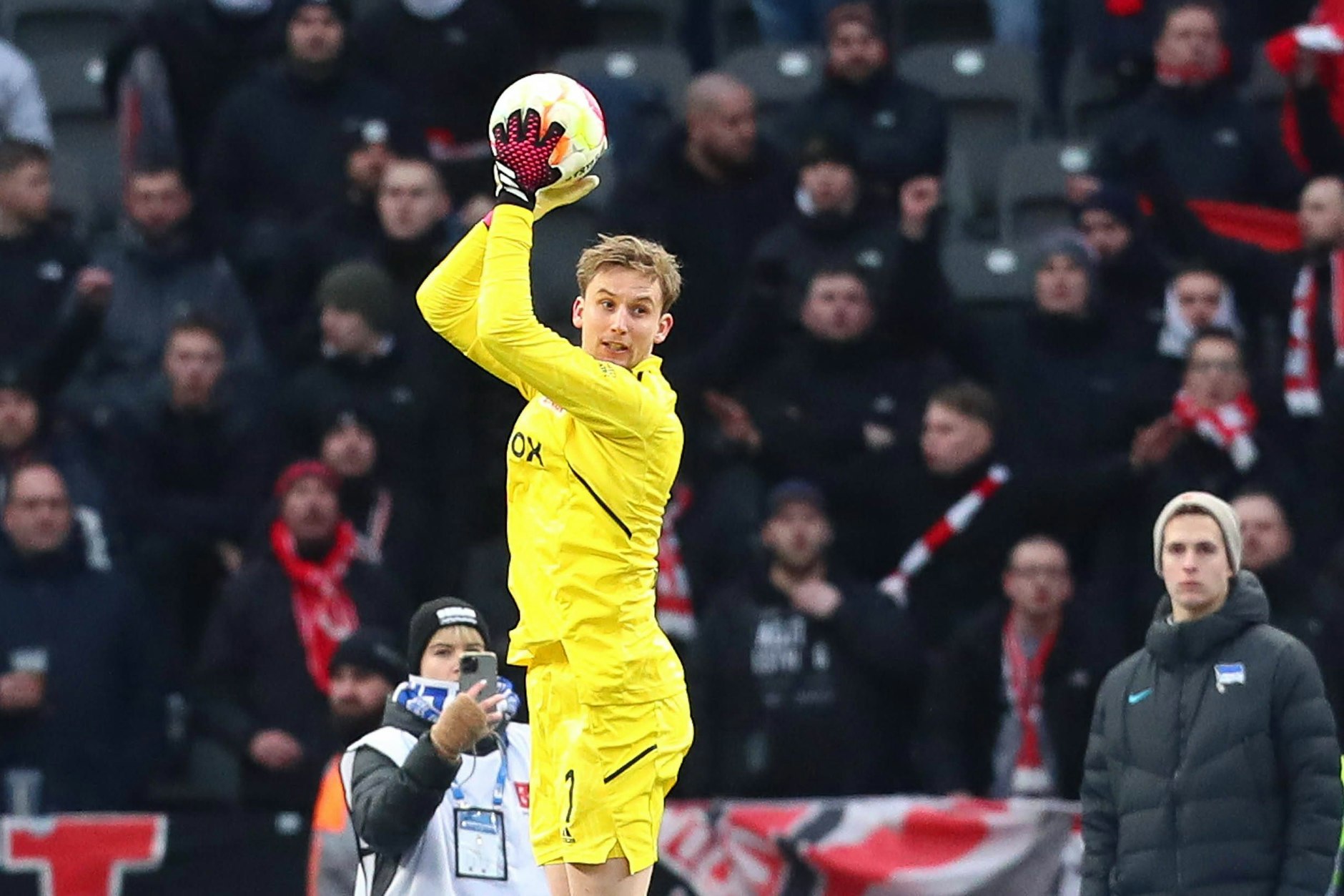 Pariert 80,5 Prozent aller Schüsse aufs Tor: Unions Torwart Frederik Rönnow