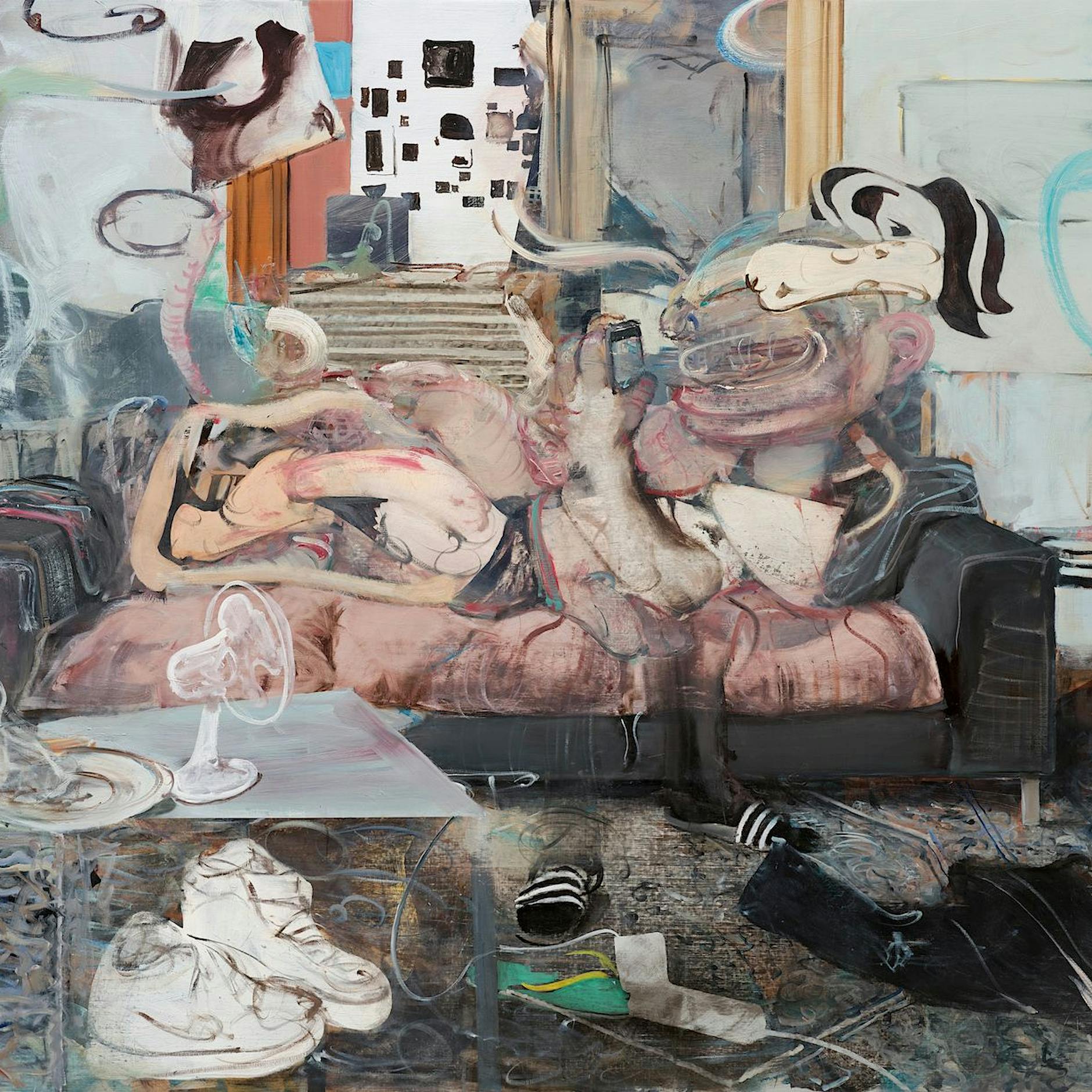 Abhängige im Darknet-Cyberspace: Adrian Ghenies „Zeitreisende“ im Zuckerbäckerturm