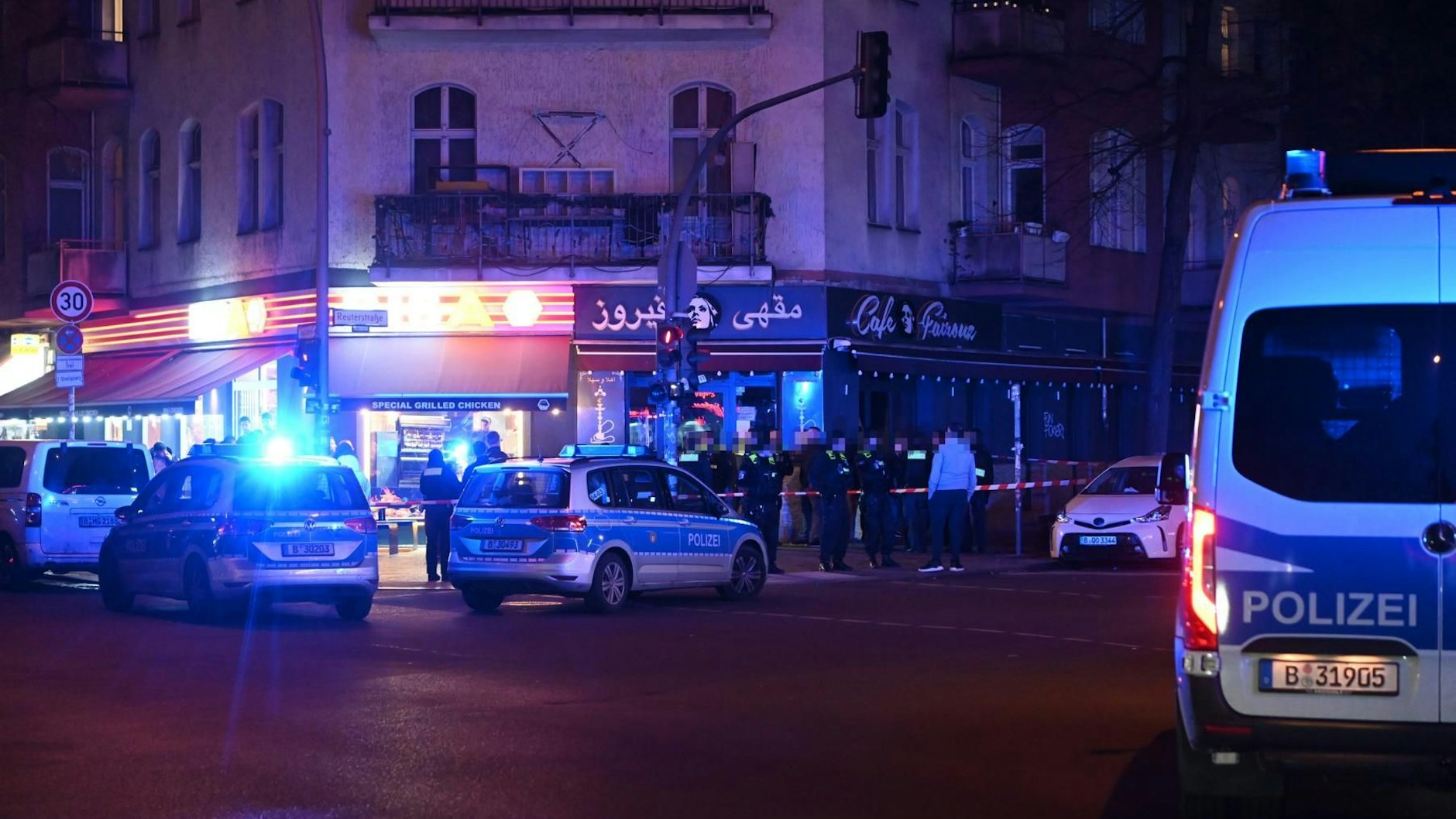 Polizeieinsatz in der Neuköllner Reuterstraße.