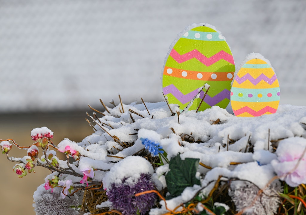 Extreme beim Wetter Ostern im Schnee! Aber 30GradHitze eilt heran