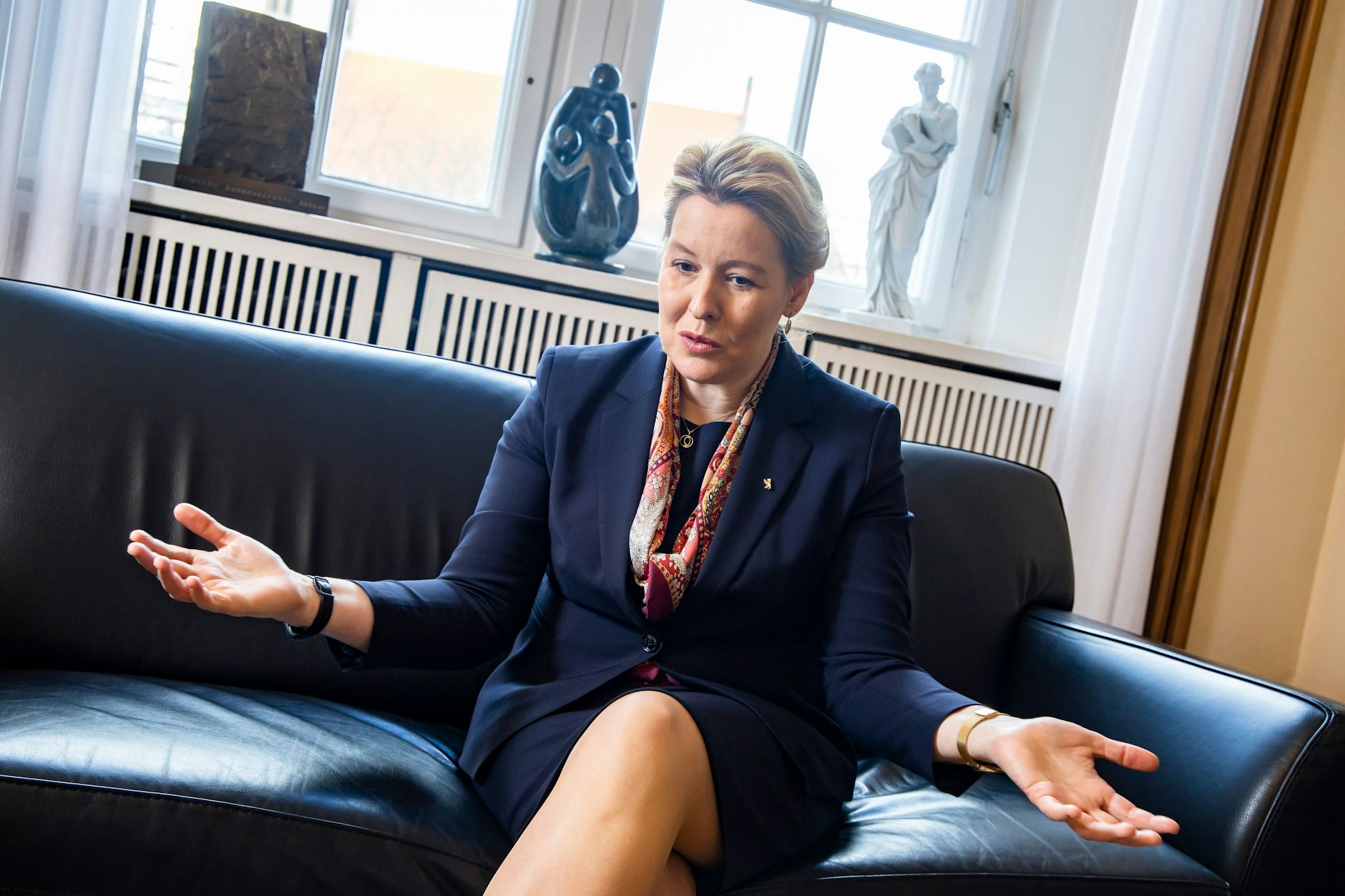 „Wäre ich zurückgetreten, hätte es geheißen, ich sei feige“, sagt Franziska Giffey..