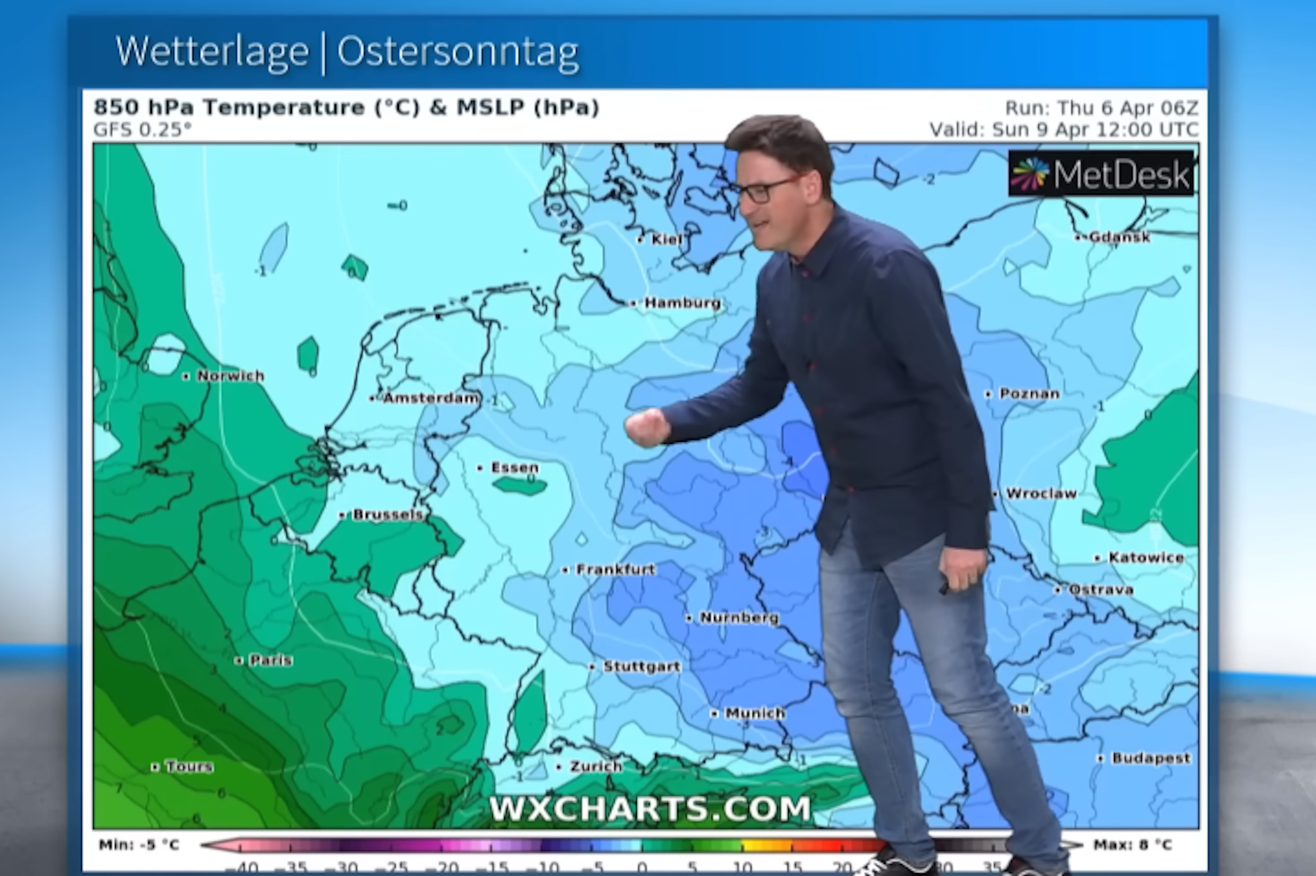 Wetterexperte Dominik Jung hat keine guten Wetteraussichten im Gepäck: Ostern bleibt es kalt!