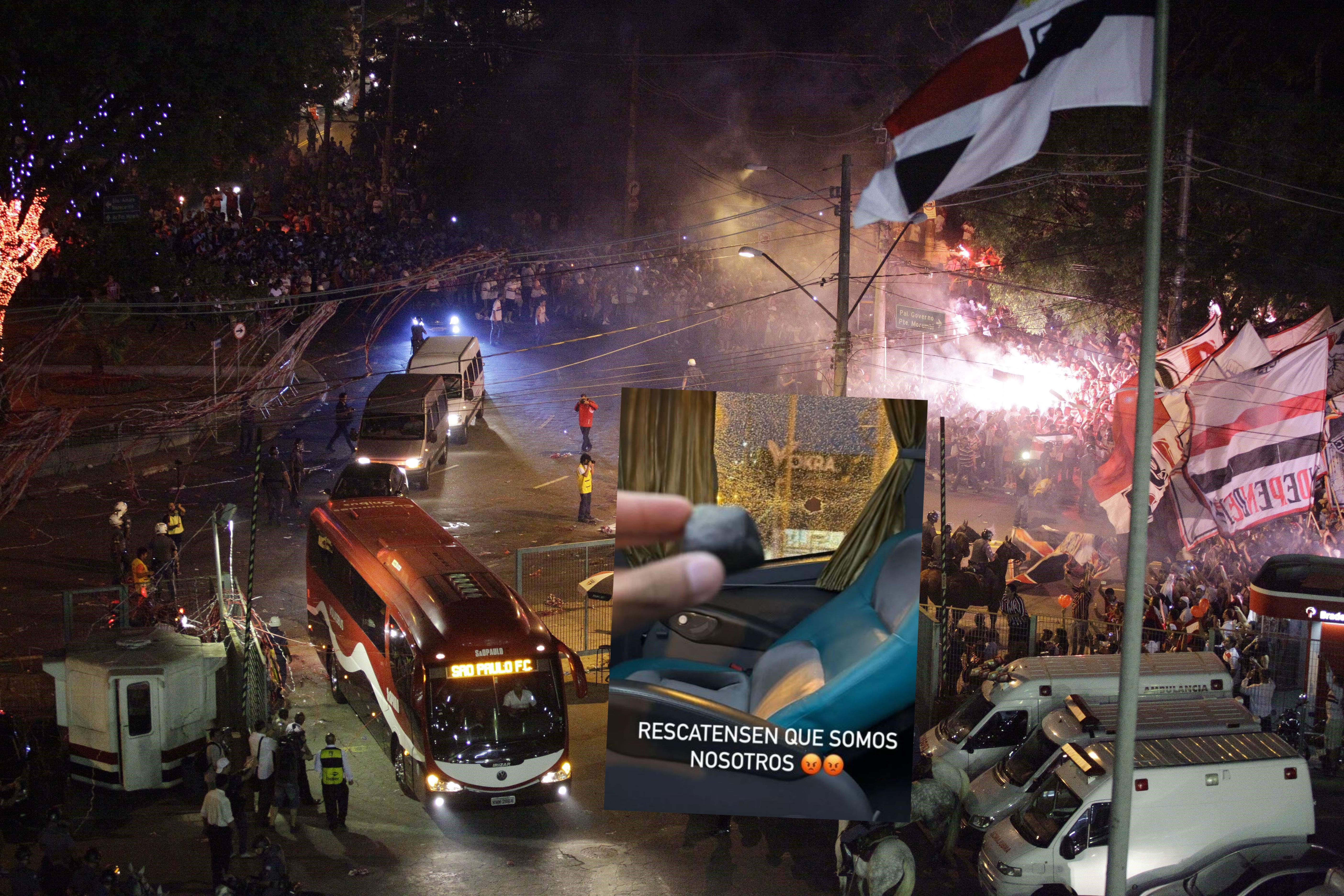 Image - Dumm und dümmer! Blind vor Wut: Fans werfen Steine auf eigene Spieler