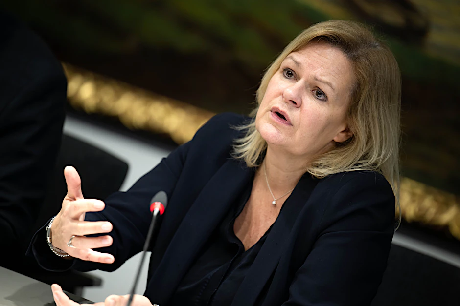 Nancy Faeser (SPD), Bundesministerin des Innern und Heimat, kritisiert das aktuelle Sexualstrafrecht.