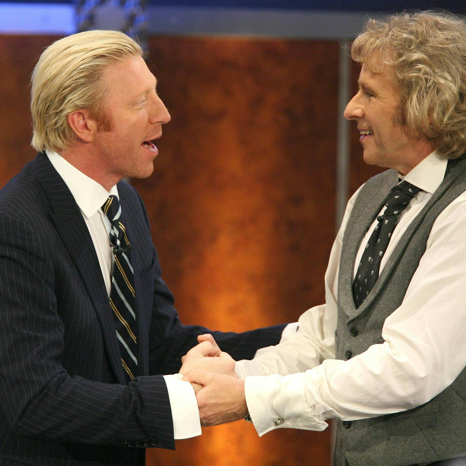 „Gangster“-Post mit Boris Becker: Shitstorm gegen Thomas Gottschalk