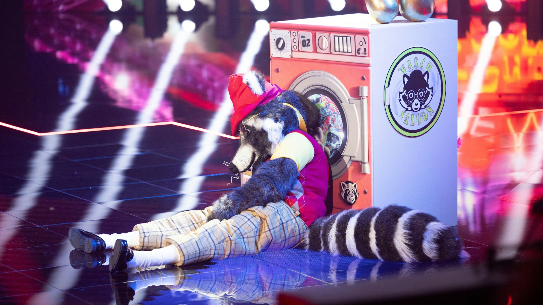 Für den Waschbär endete die Reise bei „The Masked Singer“ in der aktuellen Show.