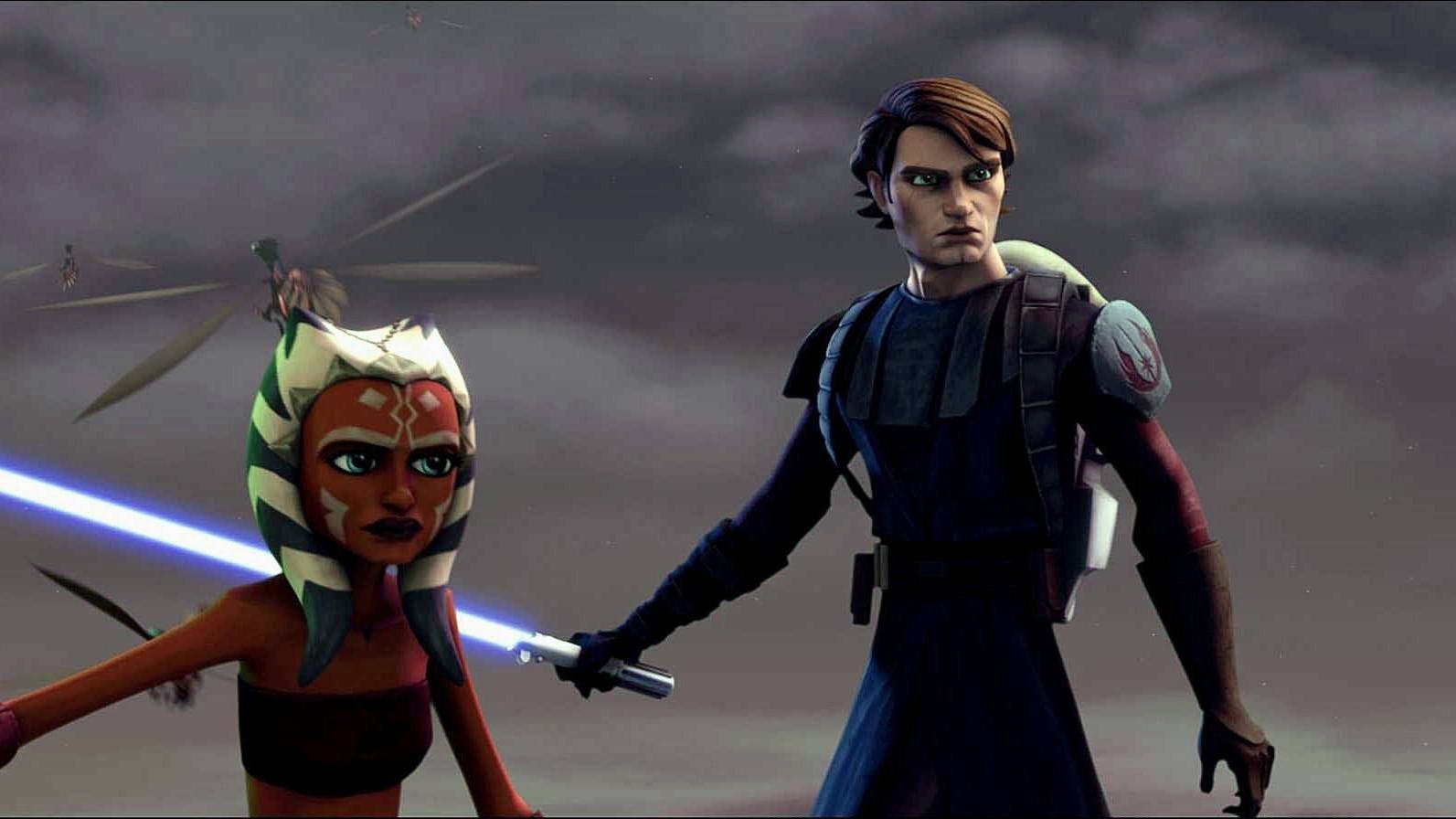 In „Star Wars - The Clone Wars“ wurde die Figur der Ahsoka Tano an der Seite von Anakin Skywalker eingeführt.