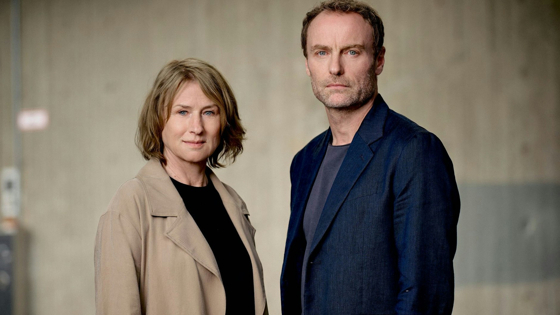 Susanne Bonard (Corinna Harfouch) und Karow (Mark Waschke) als Ermittler im Berliner „Tatort“.