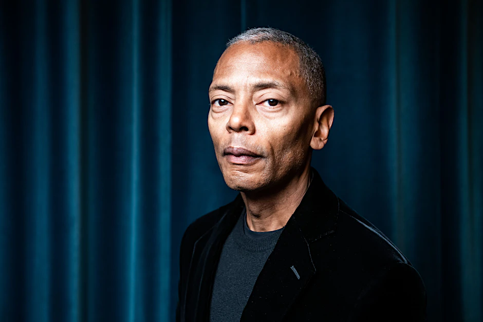 Jeff Mills im Kino Babylon Mitte, bevor er dort seinen neuen Metropolis-Soundtrack performte