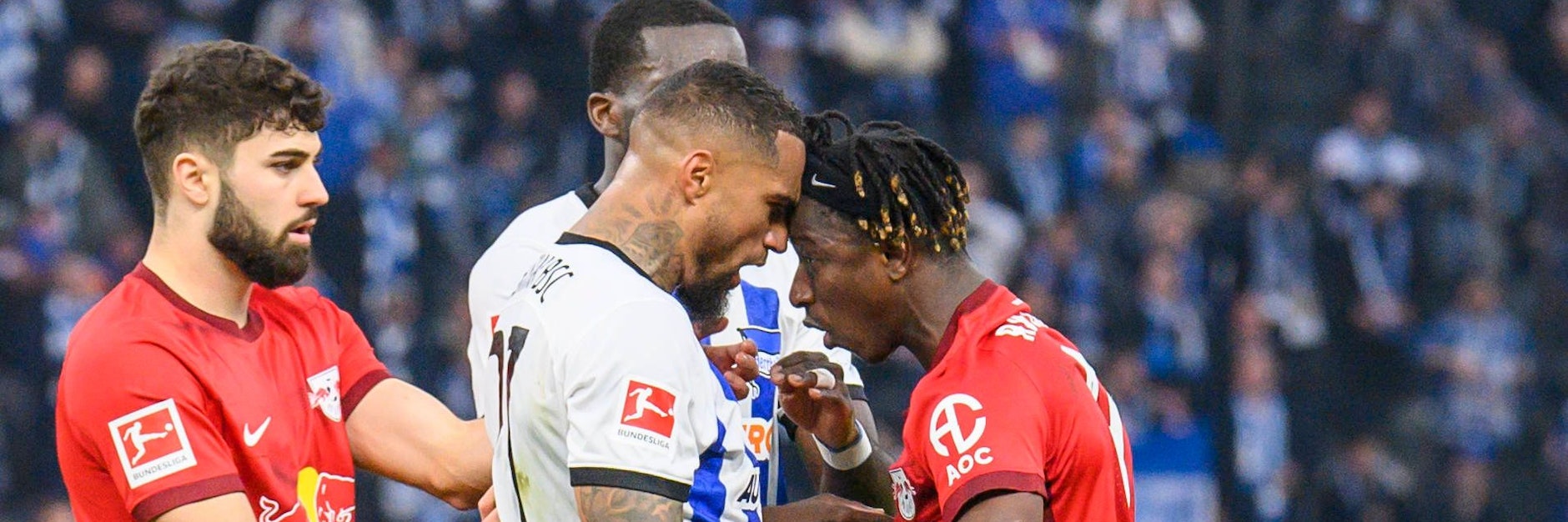 Prince Boateng geriet gefühlt mit jedem Leipziger aneinander und verspricht auch Schalke am Freitag einen richtigen Fight.&nbsp;