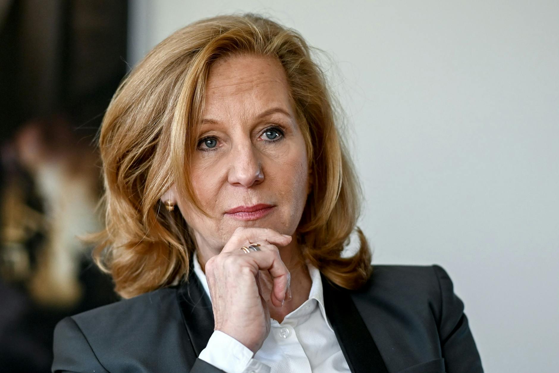 Patricia Schlesinger, ehemalige RBB-Intendantin, bei einem Interview.