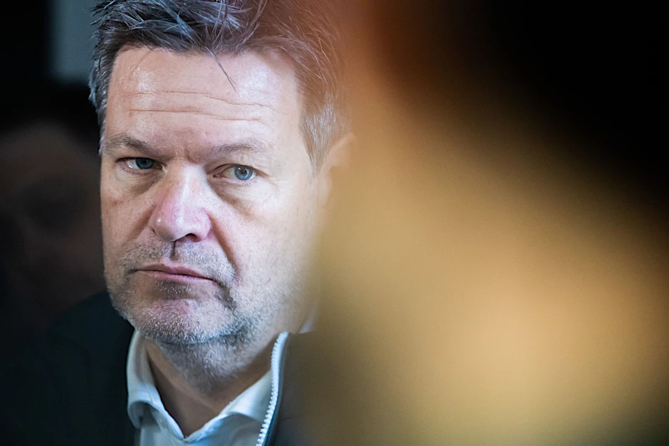 Grünen-Chef und Bundesminister für Wirtschaft und Klimaschutz: Robert Habeck.  