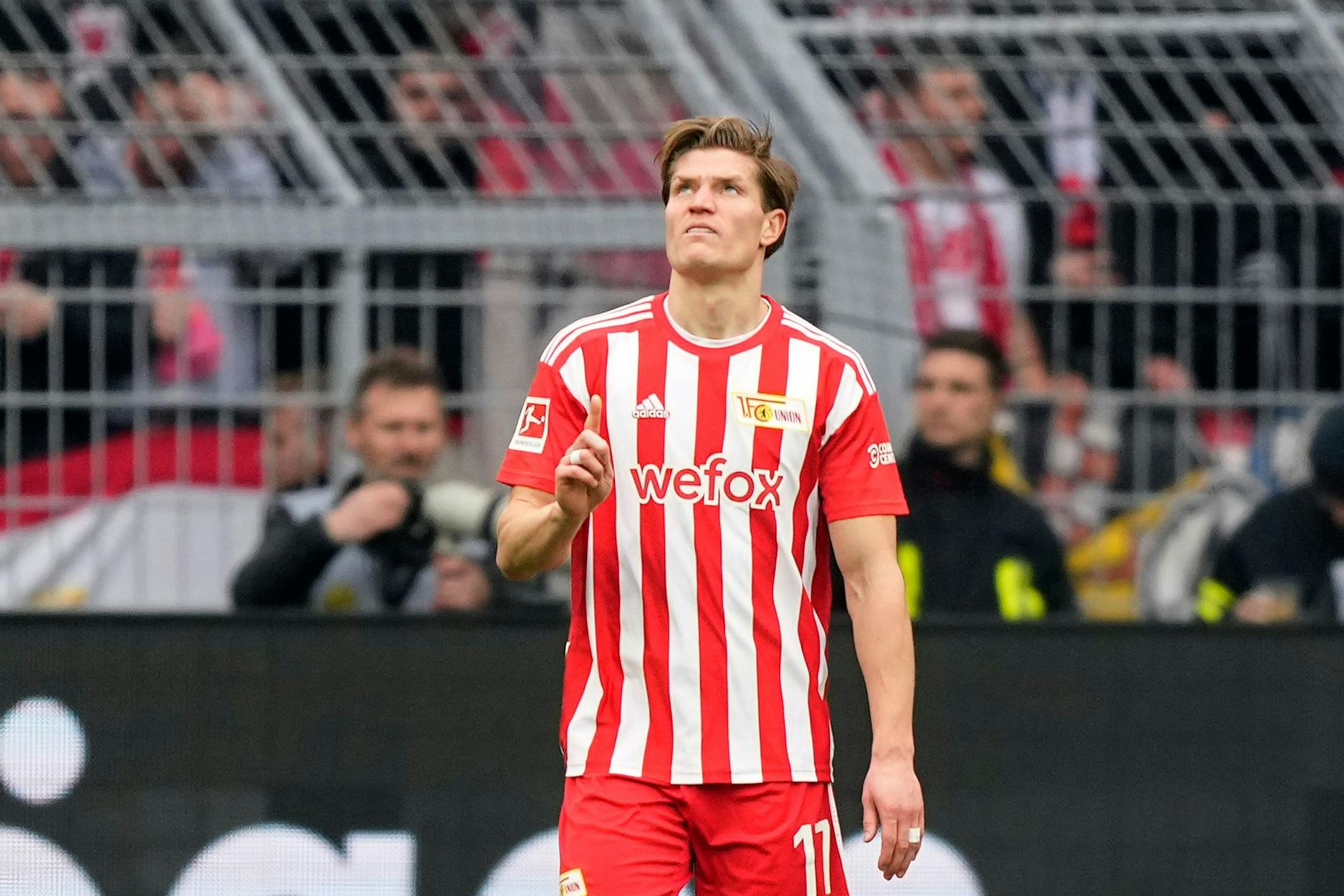 Kevin Behrens erzielte den einzigen Treffer für Union Berlin beim Gastspiel in Dortmund.