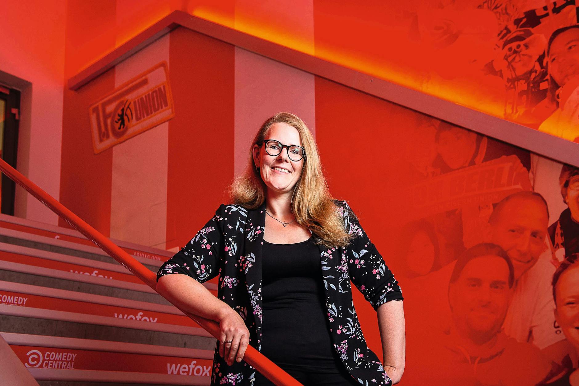 Katharina Kienemann managt beim 1. FC Union sieben Abteilungen.