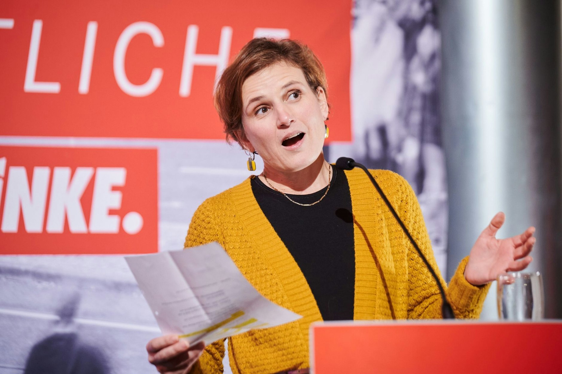 ARCHIV - Katja Kipping (Die Linke), Berlins Senatorin für Integration, Arbeit und Soziales.  