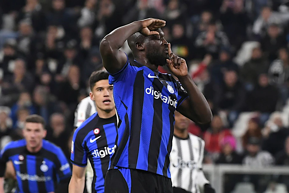 Inter-Stürmer Romelu Lukaku war von Juventus-Anhängern rassistisch beleidigt worden.  a
