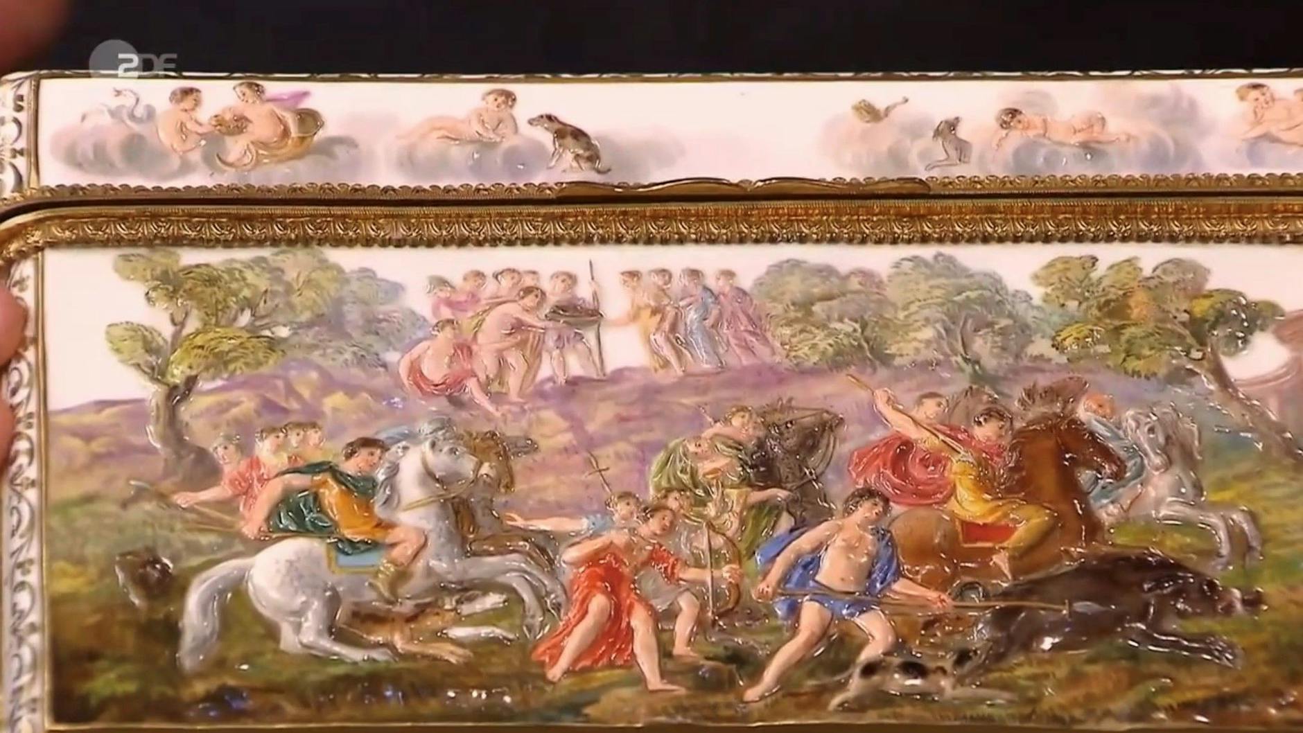 Die Bilder auf der Schmuckschatulle bei „Bares für Rares“ sind aus der griechischen Mythologie.
