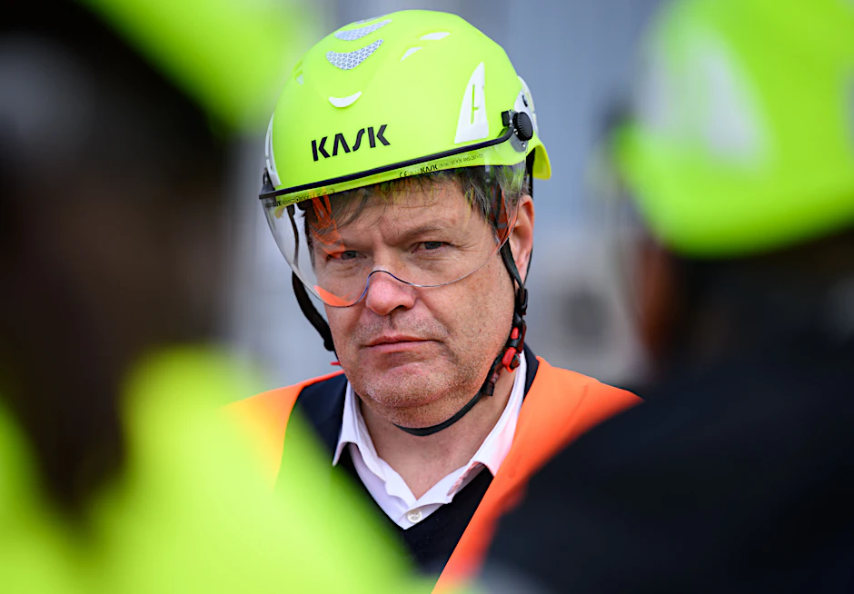 Wirtschaftsminister Robert Habeck bei einem Besuch in Dänemark.