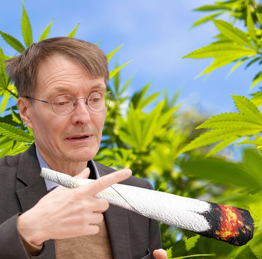 Image - Cannabis-Hammer: Karl Lauterbach will jetzt doch das Kiffen legalisieren!